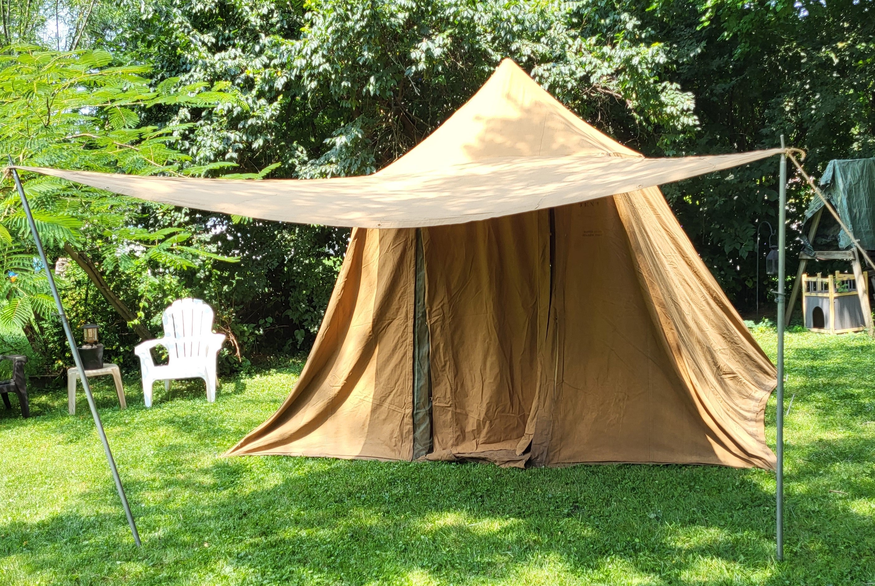 1923 Brooks Umbrella Tent - Colorado/Denver Tent - Historical item.  Oldest tent on record - 110 years old